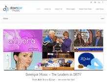 Tablet Screenshot of downpatmusic.com